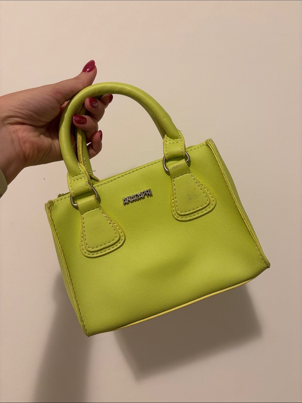 Lime Green Mini Tote Bag
